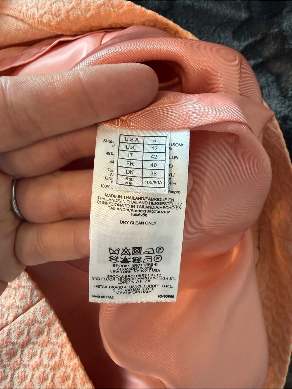 Brooks Brothers Coastal Peach Sleeveless Sheath Dress - Picture 5 of 9
